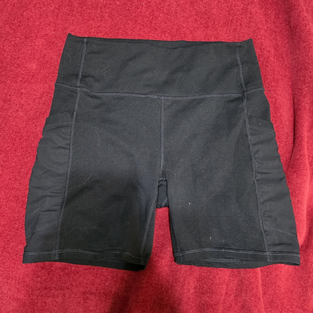 Fabletics Black High Waist Performance Shorts
